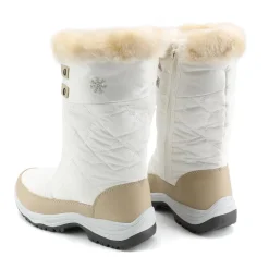 Fur Mid Calf Snow Boots