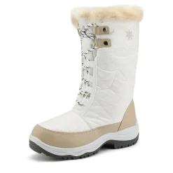 Fur Mid Calf Snow Boots