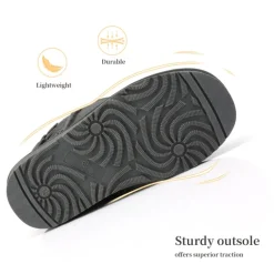 [FuzzyChic Kid's Buckle] Kids Fur Lined Suede Non Slip Winter Boots