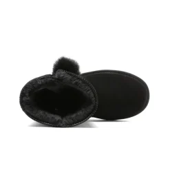 [FuzzyChic Kid's Lolly] Sheepskin Fur Kids Boots