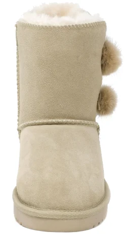 [FuzzyChic Kid's Lolly] Sheepskin Fur Kids Boots