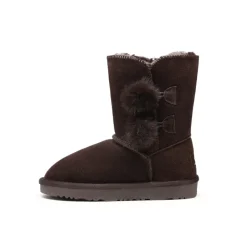 [FuzzyChic Kid's Lolly] Sheepskin Fur Kids Boots