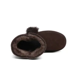 [FuzzyChic Kid's Lolly] Sheepskin Fur Kids Boots