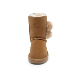 [FuzzyChic Kid's Lolly] Sheepskin Fur Kids Boots
