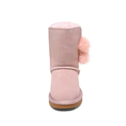 [FuzzyChic Kid's Lolly] Sheepskin Fur Kids Boots