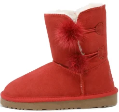 [FuzzyChic Kid's Lolly] Sheepskin Fur Kids Boots