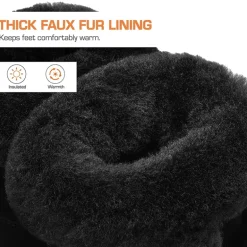 [FuzzyChic Plush Platform] Thick-soled Fluffy Snow Boots
