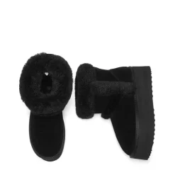 [FuzzyChic Plush Platform] Thick-soled Fluffy Snow Boots