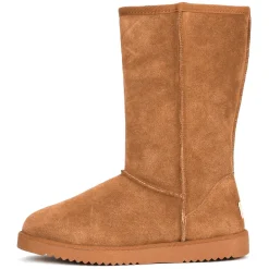 [FuzzyClassic High Boot] Suede Faux Fur Lightweight Winter Boots