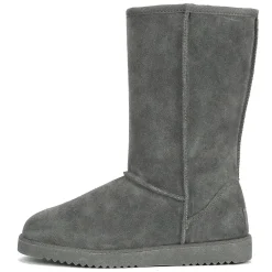 [FuzzyClassic High Boot] Suede Faux Fur Lightweight Winter Boots