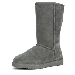 [FuzzyClassic High Boot] Suede Faux Fur Lightweight Winter Boots