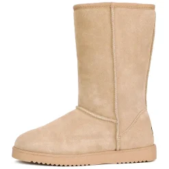 [FuzzyClassic High Boot] Suede Faux Fur Lightweight Winter Boots