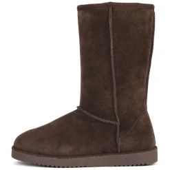 [FuzzyClassic High Boot] Suede Faux Fur Lightweight Winter Boots