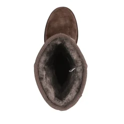 [FuzzyClassic High Boot] Suede Faux Fur Lightweight Winter Boots