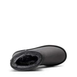 [FuzzyClassic I Low Boot] Faux Fur Lined Suede Snow Boots