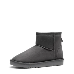 [FuzzyClassic I Low Boot] Faux Fur Lined Suede Snow Boots