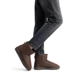 [FuzzyClassic I Low Boot] Faux Fur Lined Suede Snow Boots