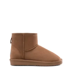 [FuzzyClassic I Low Boot] Faux Fur Lined Suede Snow Boots