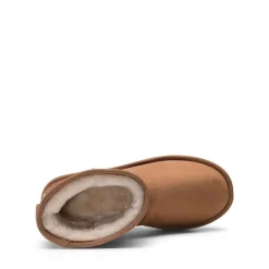 [FuzzyClassic I Low Boot] Faux Fur Lined Suede Snow Boots