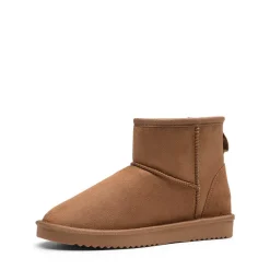 [FuzzyClassic I Low Boot] Faux Fur Lined Suede Snow Boots