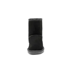 [FuzzyClassic Kid's Mid Boot] Boys & Girls Winter Fur Lined Suede Boots