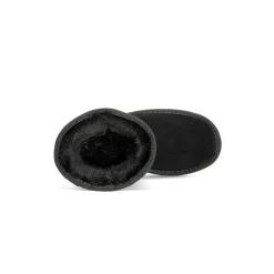 [FuzzyClassic Kid's Mid Boot] Boys & Girls Winter Fur Lined Suede Boots
