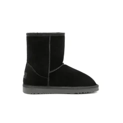 [FuzzyClassic Kid's Mid Boot] Boys & Girls Winter Fur Lined Suede Boots