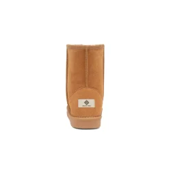 [FuzzyClassic Kid's Mid Boot] Boys & Girls Winter Fur Lined Suede Boots