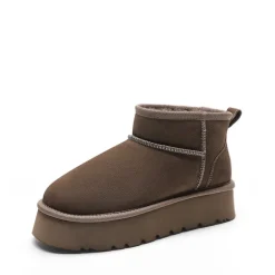 [Fuzzy Classic Maren] Women’s Suede Faux Fur Snow Boots