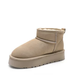 [Fuzzy Classic Maren] Women’s Suede Faux Fur Snow Boots