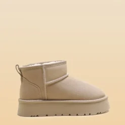 [Fuzzy Classic Maren] Women’s Suede Faux Fur Snow Boots