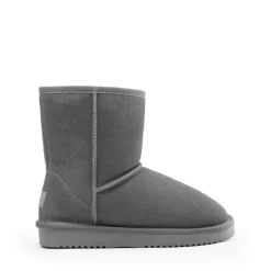 [FuzzyClassic Mid Boot] Suede Mid Calf Snow Boots