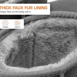 [FuzzyClassic Mid Boot] Suede Mid Calf Snow Boots