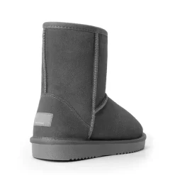 [FuzzyClassic Mid Boot] Suede Mid Calf Snow Boots