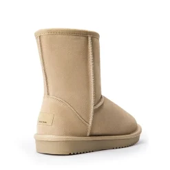 [FuzzyClassic Mid Boot] Suede Mid Calf Snow Boots