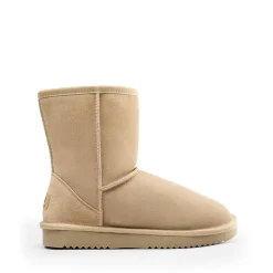 [FuzzyClassic Mid Boot] Suede Mid Calf Snow Boots