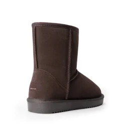 [FuzzyClassic Mid Boot] Suede Mid Calf Snow Boots