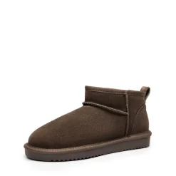 [FuzzyClassic Mini Boot] Splash-Proof Slip-On Suede Snow Boots