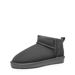 [FuzzyClassic Mini Boot] Splash-Proof Slip-On Suede Snow Boots