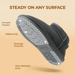 [FuzzyClassic Mini Boot] Splash-Proof Slip-On Suede Snow Boots