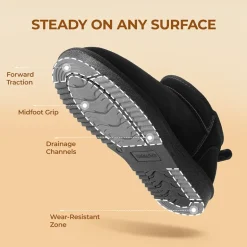 [FuzzyClassic Mini Boot] Splash-Proof Slip-On Suede Snow Boots