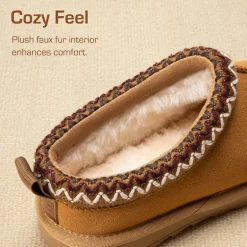 [FuzzyEasy Kid's Slip-on] Winter Suede Slippers