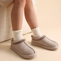 [FuzzyEasy Kid's Slip-on] Winter Suede Slippers