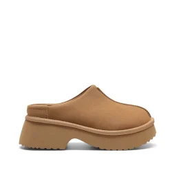 [FuzzyEASY Rhea] Women's Geta-Inspired Slip-On Mules