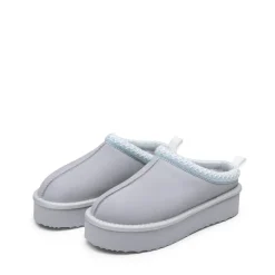 [FuzzyEasy Women's Platform Slip-on] Plush Fur-Lined Winter Platform Slippers
