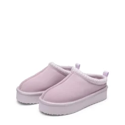 [FuzzyEasy Women's Platform Slip-on] Plush Fur-Lined Winter Platform Slippers