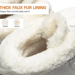 [FuzzyGo Bold] Foldable Lace-Up Winter Snow Boots