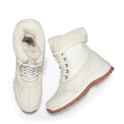 [FuzzyGo Bold] Foldable Lace-Up Winter Snow Boots