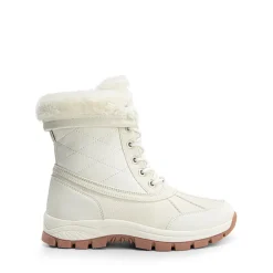 [FuzzyGo Bold] Foldable Lace-Up Winter Snow Boots