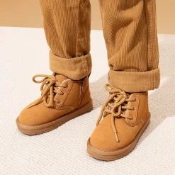 [FuzzyGo Kid's Cozy] Snow Ankle Boots
